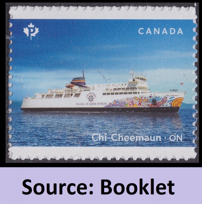 Canada 3390 Ferries Chi-Cheemaun ON P single MNH 2023