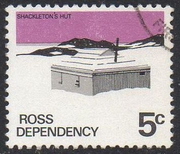 Ross Dependency 1972 5c Shackleton's Hut used