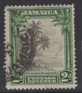 JAMAICA SG111 1932 2d BLACK & GREEN USED