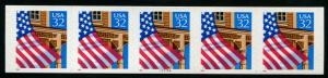 2915A US 32c Flag over Porch SA coil, MNH PNC5 #77777A