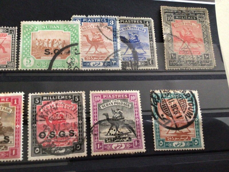 Sudan mounted mint &  used stamps A12662