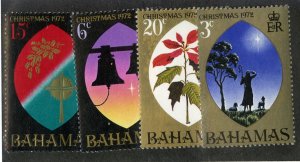 BAHAMAS 339-42 MH SCV $1.30 BIN .55 CHRISTMAS