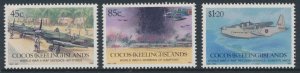 Cocos (Keeling) Islands 1992 SG 270-272 Aircraft MNH (**)