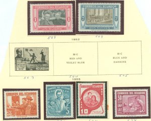 Ecuador #558/578 Mint (NH) Single (Complete Set)