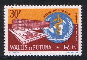 SALE Wallis and Futuna Inauguration of WHO Headquarters Airmail Def 1966 Def