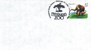 US SPECIAL EVENT CANCEL COVER ENDANGERED SPECIES STATION AT THE PITTSBURGH ZOO