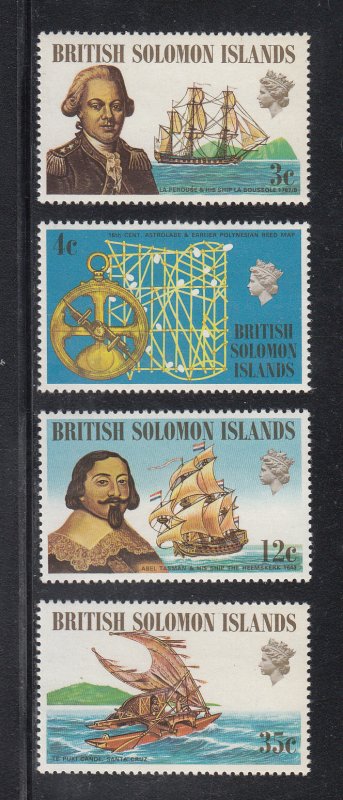 Solomon Islands Scott #214-217 MNH