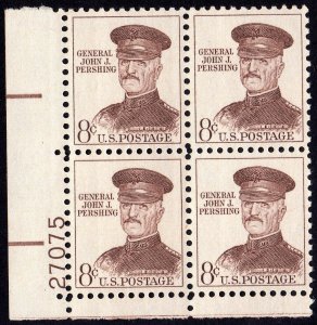 Scott #1214 John J. Pershing Plate Block of 4 Stamps - MNH P#27075 LL