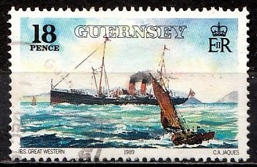 Guernsey 1989 SG. 464 used (10825)