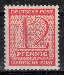 Germany - Russian Zone - West Saxony - Scott 14N7 MNH (SP)