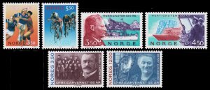 Norway Scott 1040-1041, 1042-1043, 1044-1045 (1993) Mint NH VF, CV $14.25 J