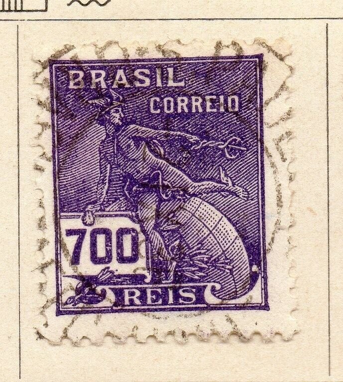 Brazil 1928 Early Issue Fine Used 700r. NW-16989