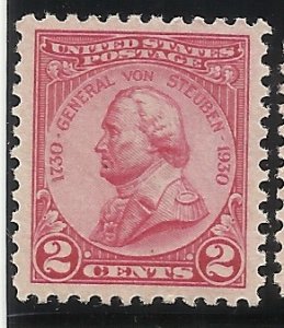 689 2c MNH VF Centering