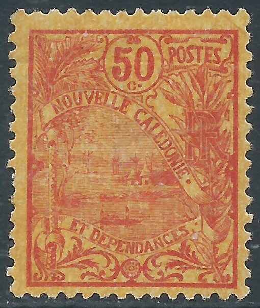 New Caledonia, Sc #106, 50c MH
