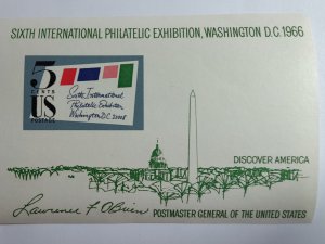 SCOTT #1311 MINT NEVER HINGED INTERNATIONAL PHILATELIC EXHIBITION SOUVENIR SHEET