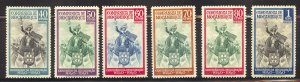 Mozambique Company Scott 202-07 Unused VLHOG - 1940 King John IV - SV $3.90