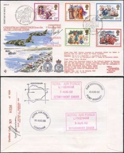 RFDC16 Christmas 17 November 1982 Signed by P.T Squire and A. King (B)