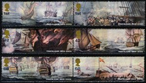 Great Britain 2005 Scott #2322a-2326a Mint Never Hinged