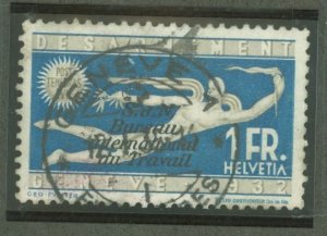 Switzerland/International Labor Bureau (3O) #3O37  Single