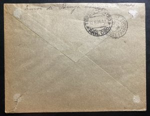 1925 Dubreka French Guinea  Cover To Trieste Italy