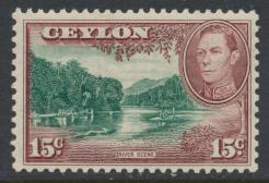 Ceylon SG 390 wmk sideways mint never hinged SC# 282   see details