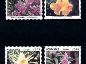 [79883] Honduras 1992 Flora Flowers Blumen Orchids Airmail MNH