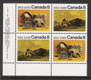 Canada #563a LL PL BL Plains Indians 8