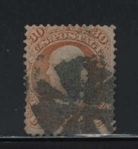 100 F-Grill F-VF used Bold Fancy cancel with nice color cv $ 1000 ! see pic !