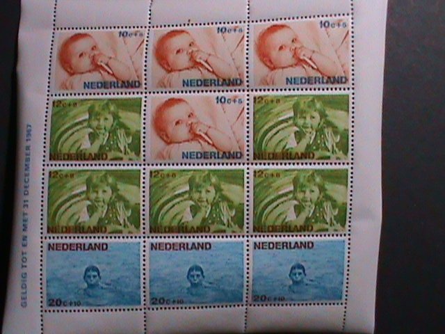 NETHERLAND-1966-SC#B416a  SURTAX FOR CHILD WELFARE MNH-S/S-VERY FINE