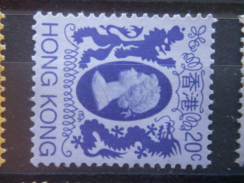 HONG KONG, 1982, used 20c, Queen Elizabeth II, Scott 389