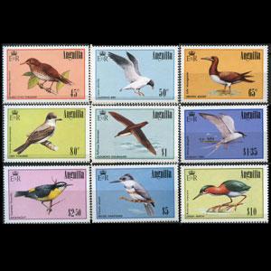 ANGUILLA 1985 - Scott# 631-9 Birds 45c-$10 NH