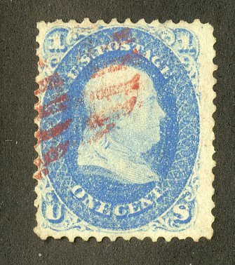 US 63 F-VF USED NEAT RED CANCEL SCV $65.00 BIN $37.50 POLITICIAN