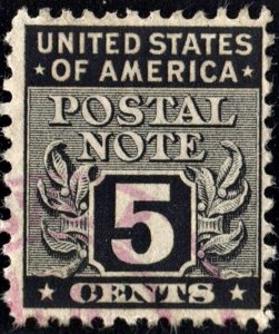 SC#PN5 5¢ Postal Note Single (1945) Used