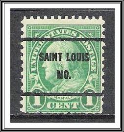 US Precancel #632-61 St Louis MO Used