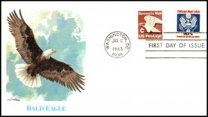 Scott O127 1 Cent Official Fleetwood FDC Unaddressed