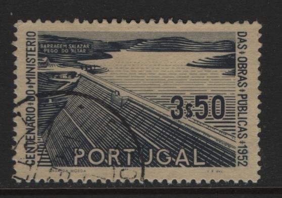 PORTUGAL, 760, USED, 1952, SALAZAR DAM