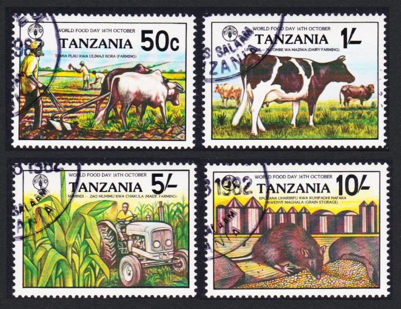 Tanzania World Food Day 4v CTO SG#361-364 SC#209-212