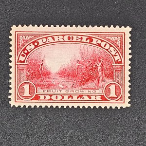US Q12 Mint XF-OG-Hinged gorgeous stamp and centering