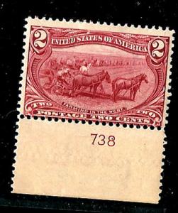 US #286 Mint-LH 1898 2c \Transmississippi Expo\ Issue.......