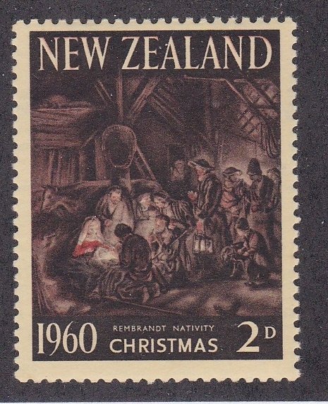 New Zealand # 353, Christmas - Nativity Scene, NH