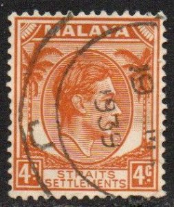 Straits Settlements Sc #240a Used