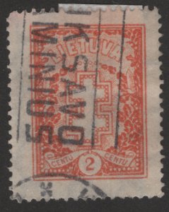 Lithuania 210 Double-Barred Cross 1927