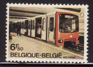 Belgium #955 single F-VF Mint NH ** Brussels Subway