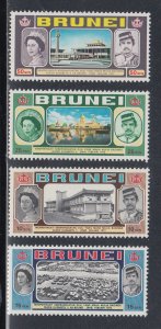 Brunei Scott #176-179 MH