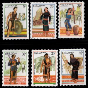 Unified Viet Nam Scott 1765-1770 Native Costume set MNH**