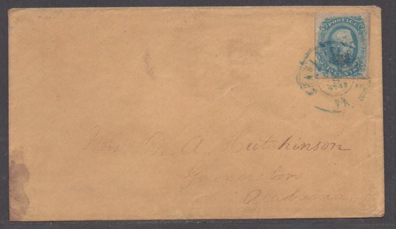 **CSA Cover, SC# 10,  Charlottesville, VA, 6/9/1863, Frame Line