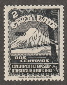 Ecuador stamp,  Scott#c-73  used,  hinged,  AIR MAIL, #c73