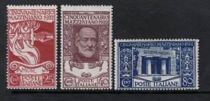 Italy SC# 140 - 142 Mint Light Hinged - S18785