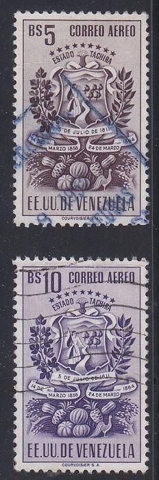 Venezuela Scott C381-2 Used (Catalog Value $22.75)