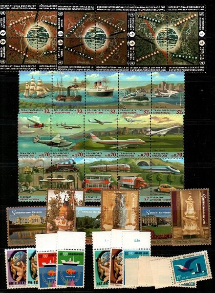 United Nations NH sets lot - Catalog Value $77.05 - High Face Value [TC817]